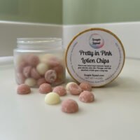 Lotion dots for amazing moisture in your hand.