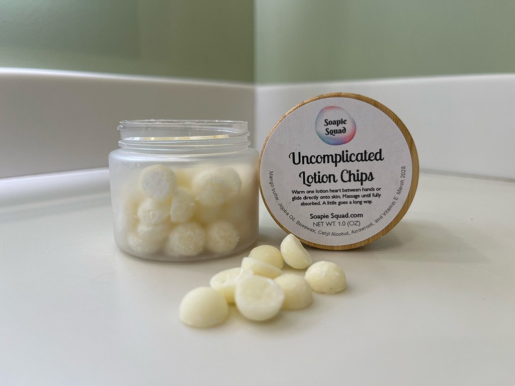 Lotion dots for amazing moisture in your hand.