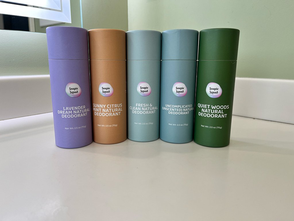 Soapie Squad Natural Deodorant 2.5 Ounces.